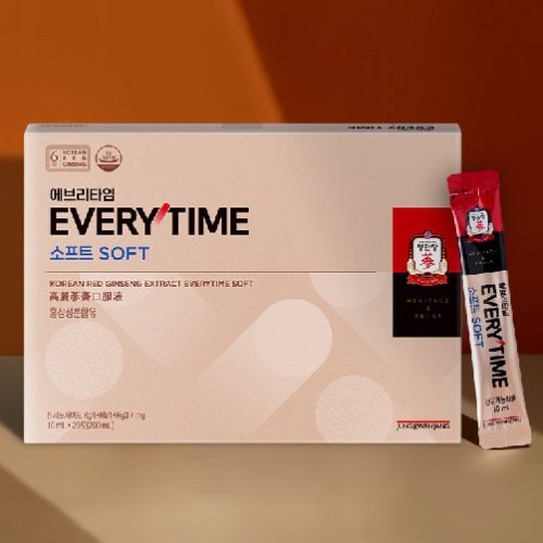 [Cheong Kwan Jang] Nước hồng sâm chính phủ Everytime SOFT - Hộp 10ml*20 gói (có túi đựng)