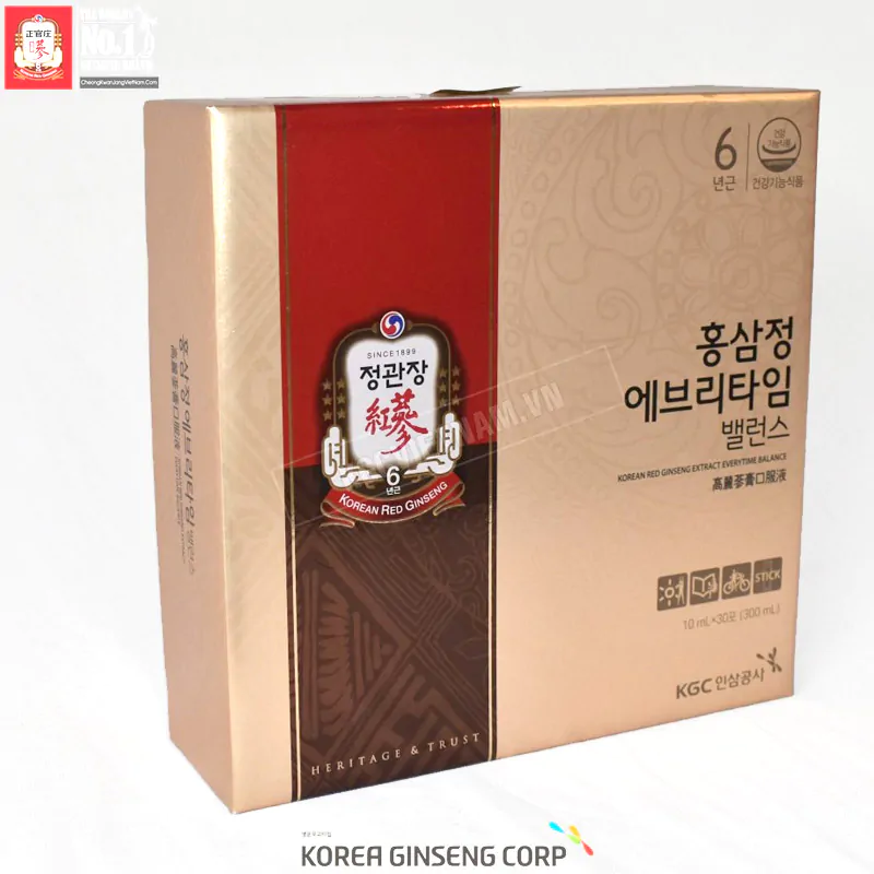 Trà hồng sâm uống liền Cheong Kwan Jang - Hộp 100 gói cốm * 3gr - Ảnh 3