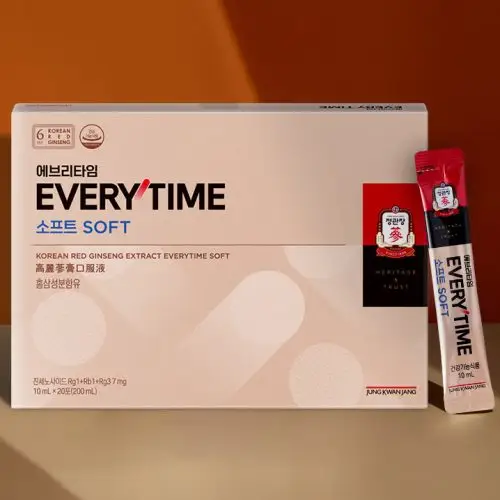 Nước hồng sâm chính phủ Cheong Kwan Jang Everytime SOFT - Hộp 10ml*30 gói