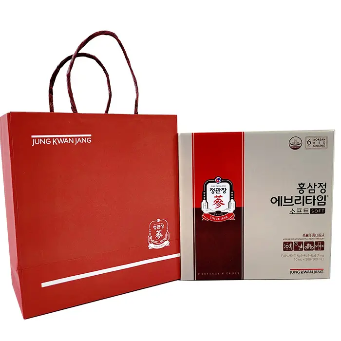 Nước hồng sâm chính phủ Cheong Kwan Jang Everytime SOFT - Hộp 10ml*30 gói - Ảnh 2