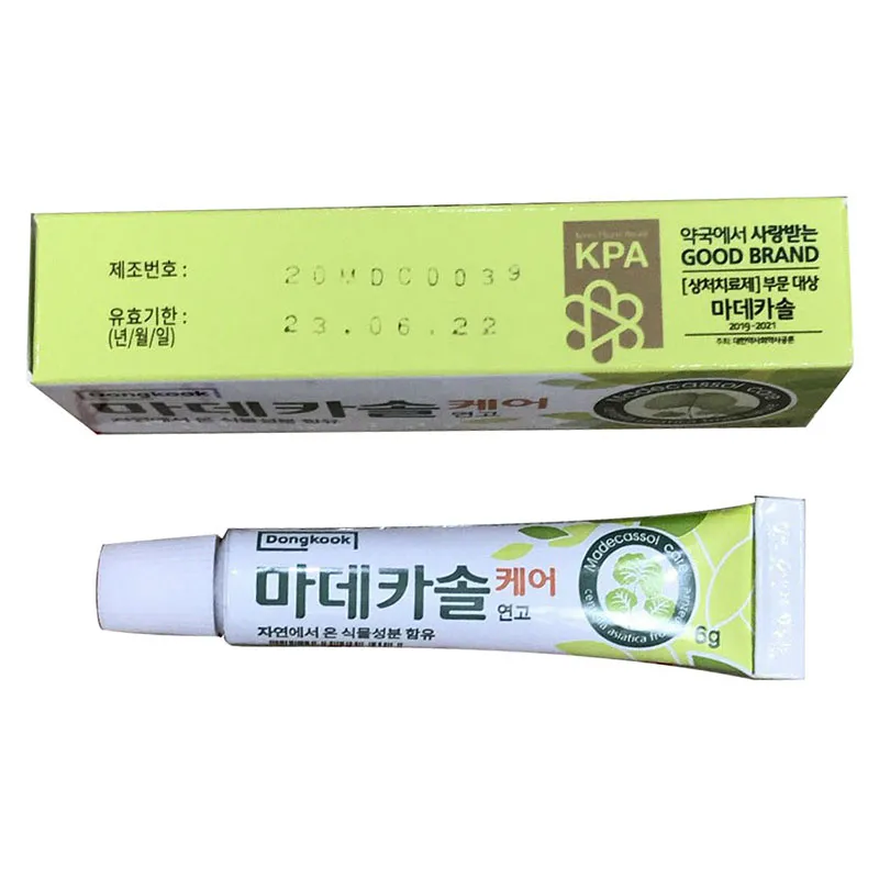 Thuốc mỡ Madecassol Care Ointment 6gr - Có kháng sinh - Chóng lành vết thương, chống sẹo, chống loét, chữa bỏng - Hàng Hàn Quốc - 6gr - Ảnh 2
