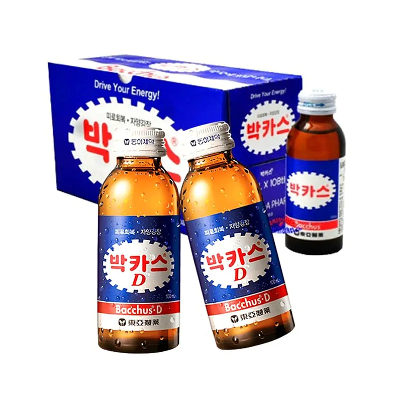 [DongA Pharma] Nước tăng lực Bacchus-D (bác-cát-sừ) - Hộp 10 chai - Ảnh 3