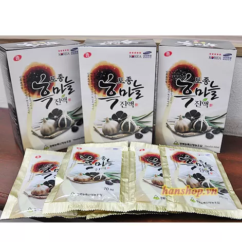 Nước tinh chất tỏi đen Hàn Quốc Gyeongbuk - Hộp 30 gói *70ml - Ảnh 3