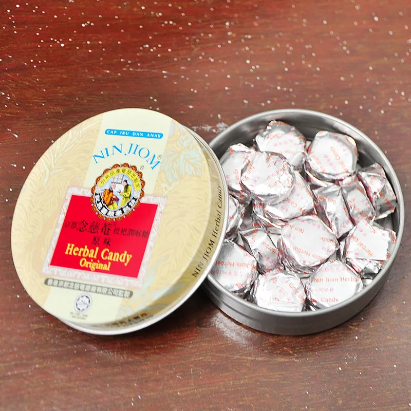 Kẹo ngậm ho Xuyên bối Tỳ bà Hongkong Nin Jiom Herbal Candy - Hộp 60gr - Ảnh 4