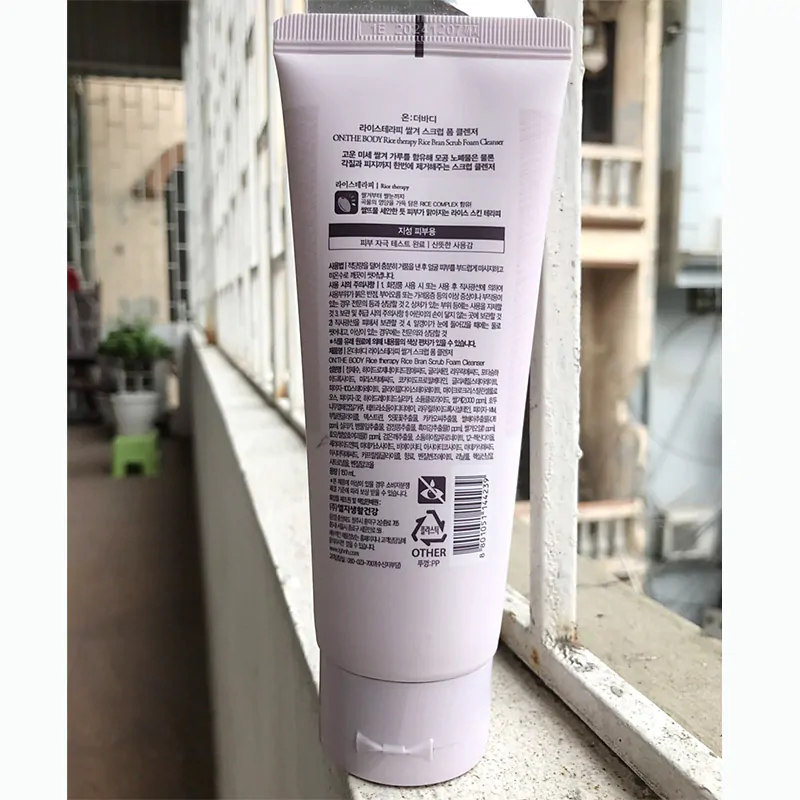 Sữa rửa mặt Trị liệu Gạo - Cám gạo: Tẩy da chết, sạch sâu- Da dầu - Rice Therapy Total Foam Cleanser (màu tím) - 150gr - Ảnh 2