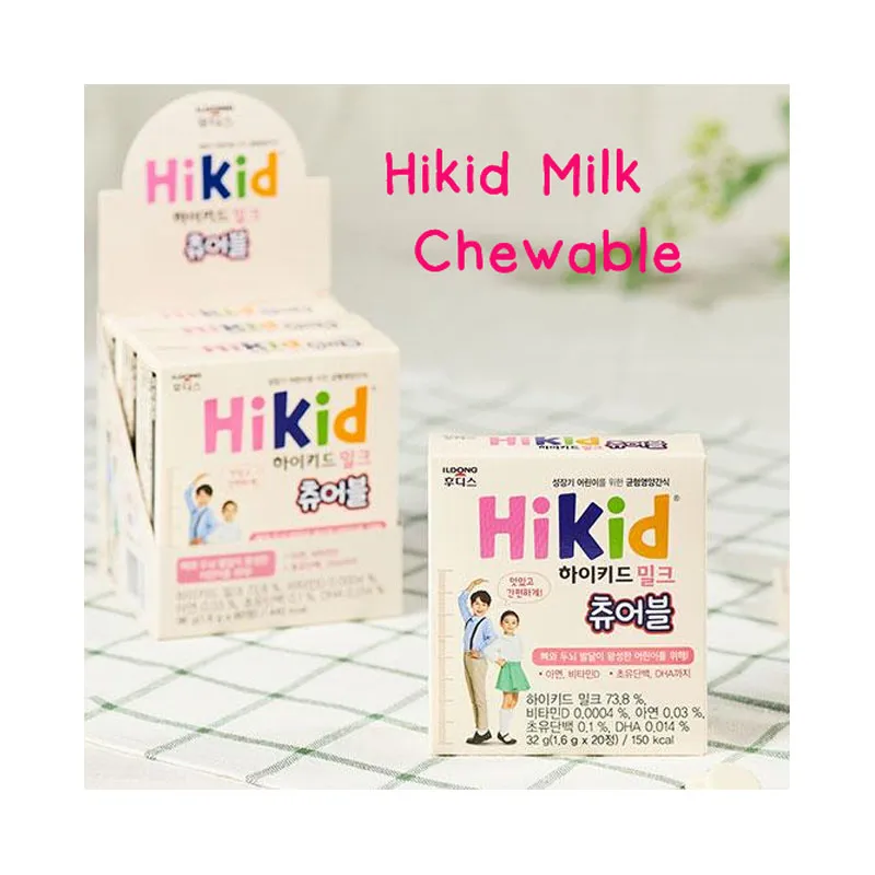 Sữa viên nhai Hikid Milk Chewable - Hộp 60 viên - Ảnh 8