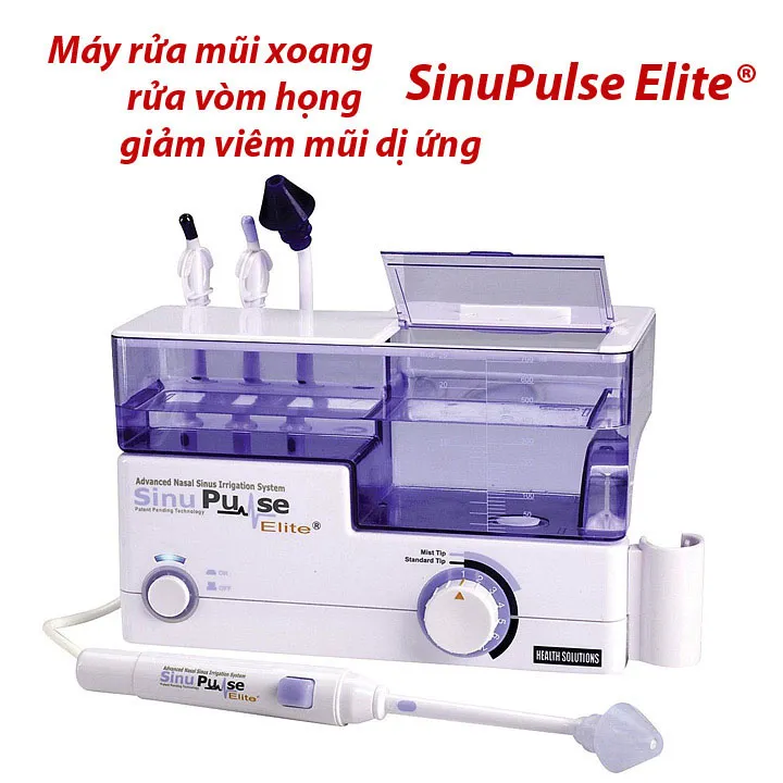 Máy rửa mũi xoang SinuPulse Elite: rửa sạch mũi, xoang, họng, mát-xa mũi họng tại nhà - Ảnh 7