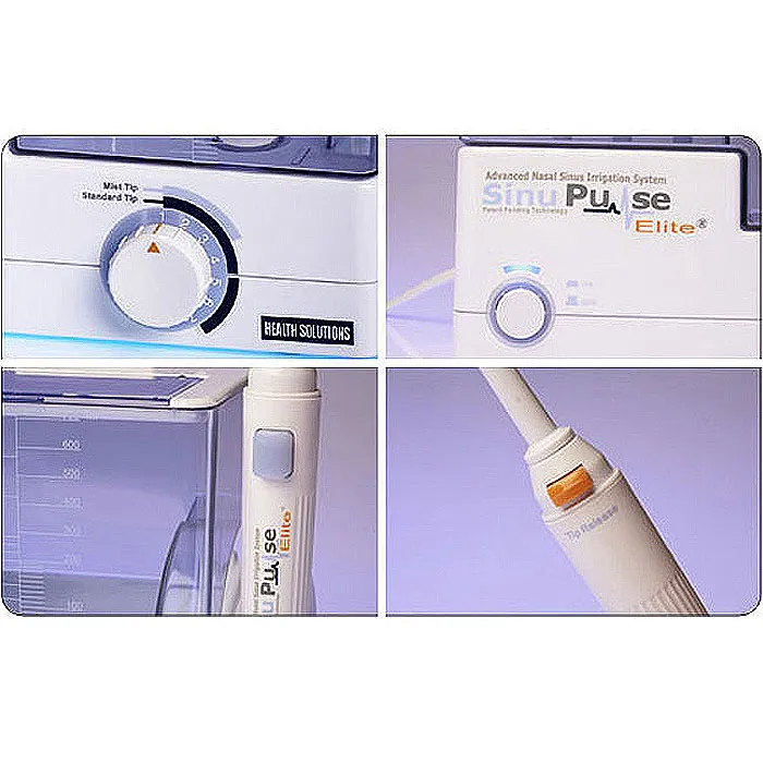 Máy rửa mũi xoang SinuPulse Elite: rửa sạch mũi, xoang, họng, mát-xa mũi họng tại nhà - Ảnh 3