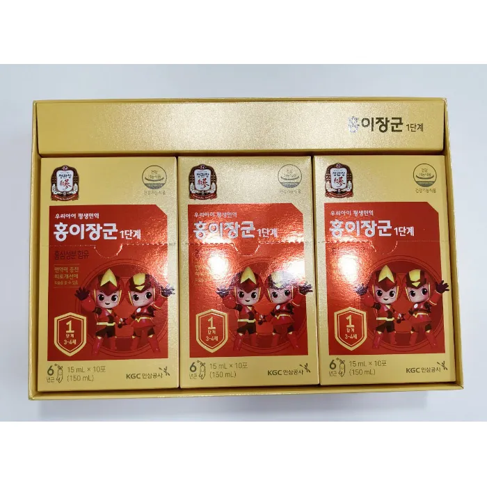 Hồng sâm trẻ em Chính phủ - Giai đoạn 1 từ 3-4 tuổi - Hộp 30 gói*15ml - Ảnh 5
