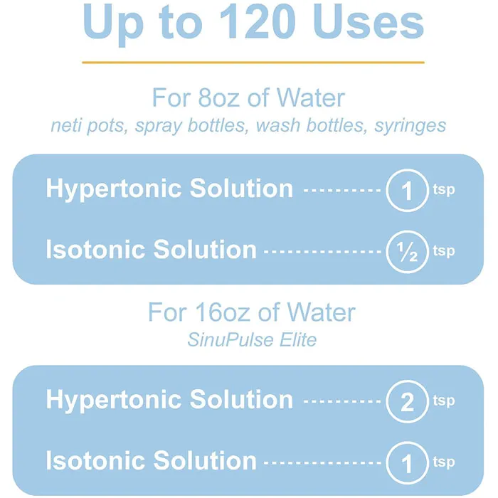 Muối bột rửa mũi SinuAir - 120 suất rửa mũi -Lọ 300gr - Ảnh 6