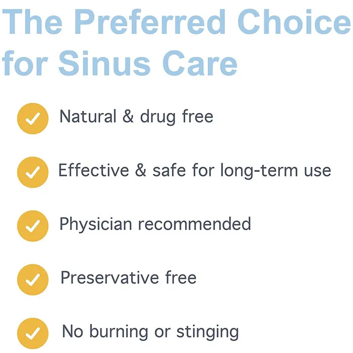 Muối bột rửa mũi SinuAir - 120 suất rửa mũi -Lọ 300gr - Ảnh 5