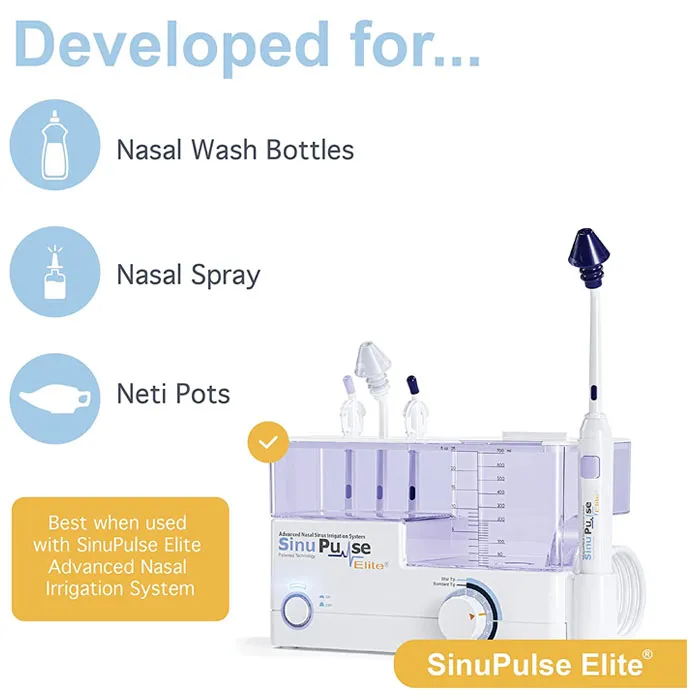 Muối bột rửa mũi SinuAir - 120 suất rửa mũi -Lọ 300gr - Ảnh 4