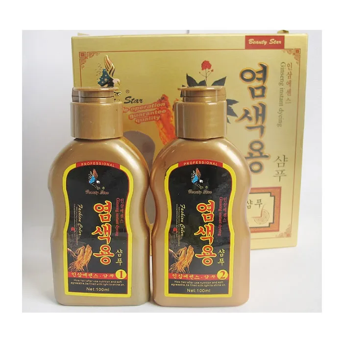Dầu gội thảo dược đen tóc (nhuộm tóc đen) - Korea - Có hình con ó