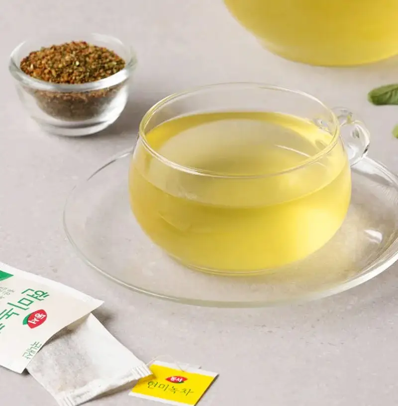 Trà xanh gạo lứt Hàn Quốc gói nhúng - Hộp 180gr/120 gói - Ảnh 4