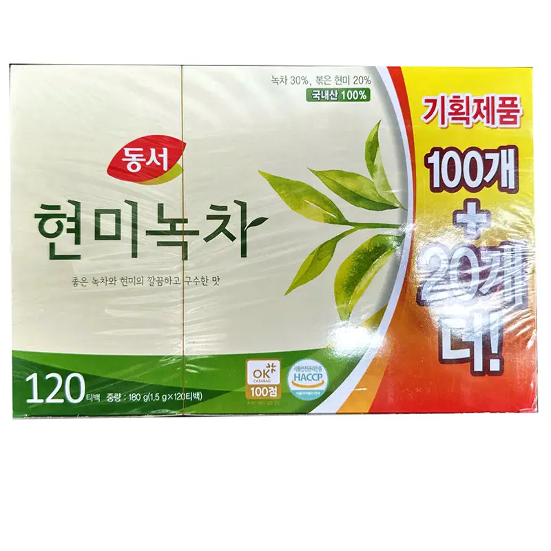 Trà xanh gạo lứt Hàn Quốc gói nhúng - Hộp 180gr/120 gói - Ảnh 3