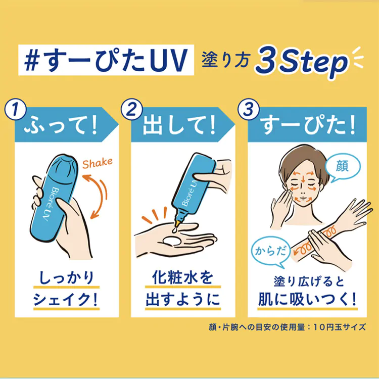 Kem chống nắng Nhật Biore UV Aqua Rich Aqua Protect Lotion: chống nắng, sáng da, dưỡng da - 70ml - Ảnh 5