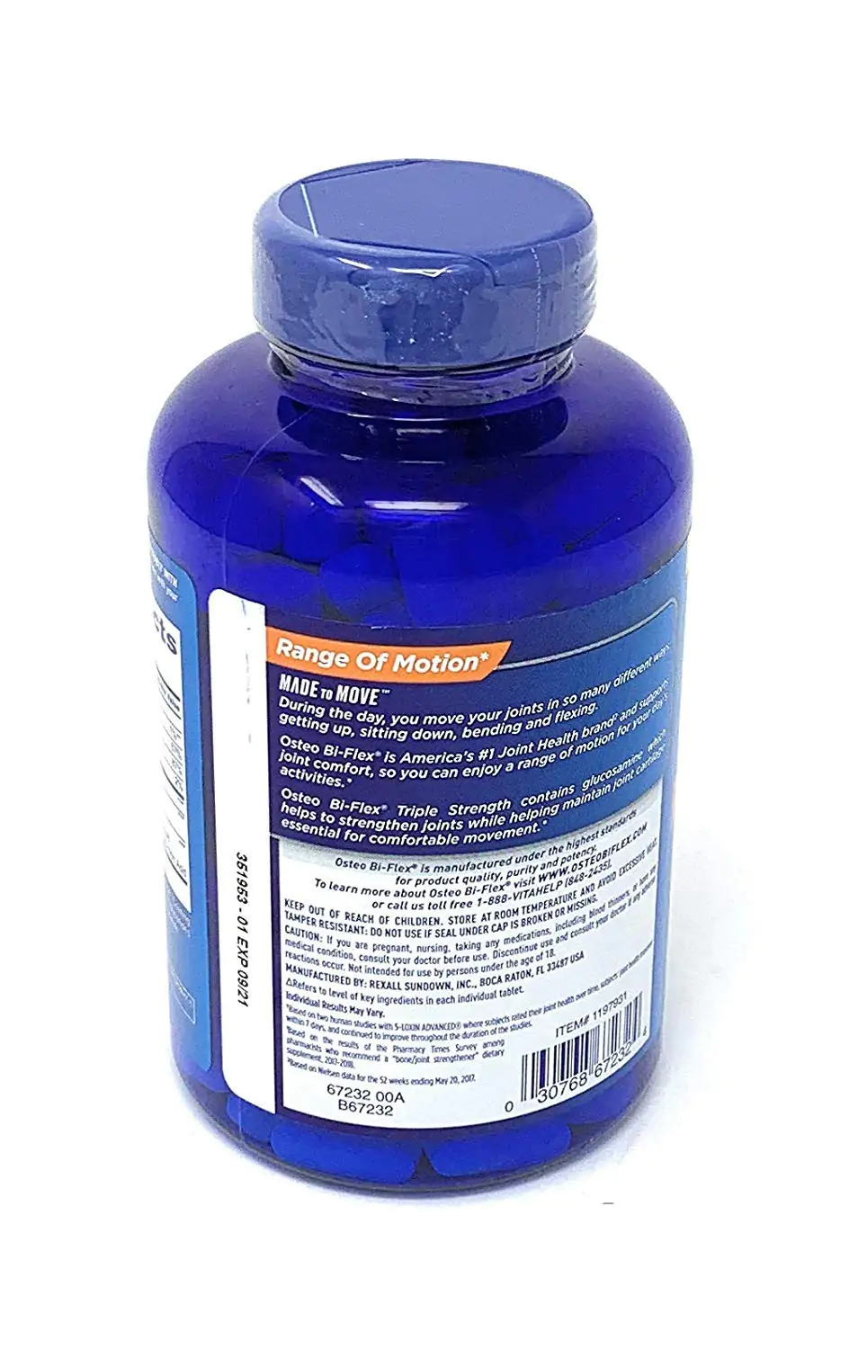 Viên uống hỗ trợ xương khớp Glucosamin + Chondroitin + Joint Shield, Lọ 200 viên - Ảnh 6