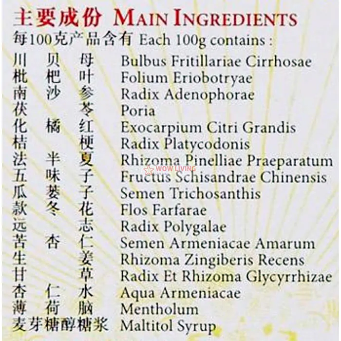 Thuốc ho Niệm Từ Am Hiếu Tử Xuyên Bối Tỳ Bà Cao - Không đường - Ảnh 4