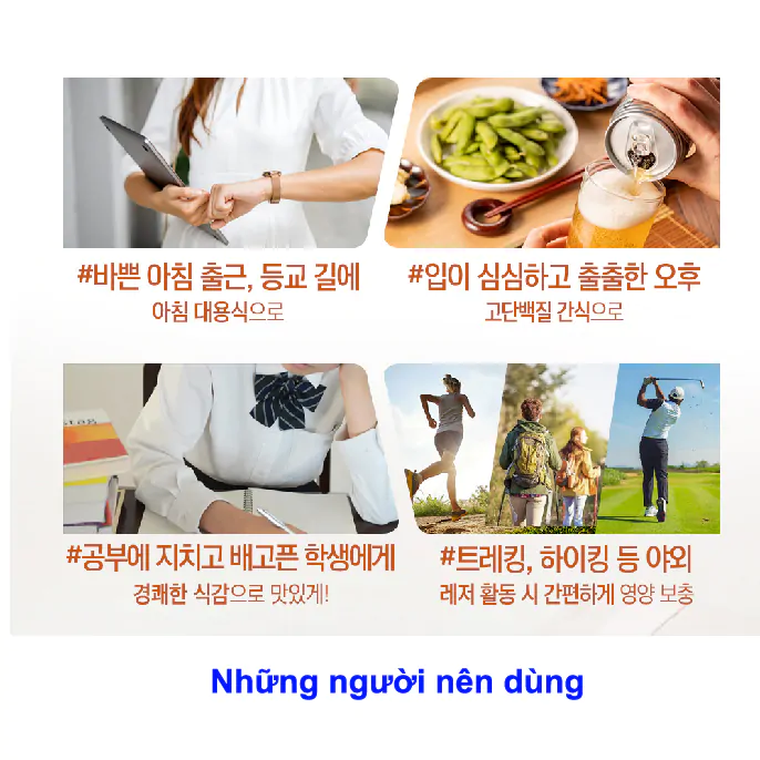 Thanh đạm từ hạt - Protein Bar- Select Maeil - Hàn Quốc - Hộp 6 miếng - Ảnh 4