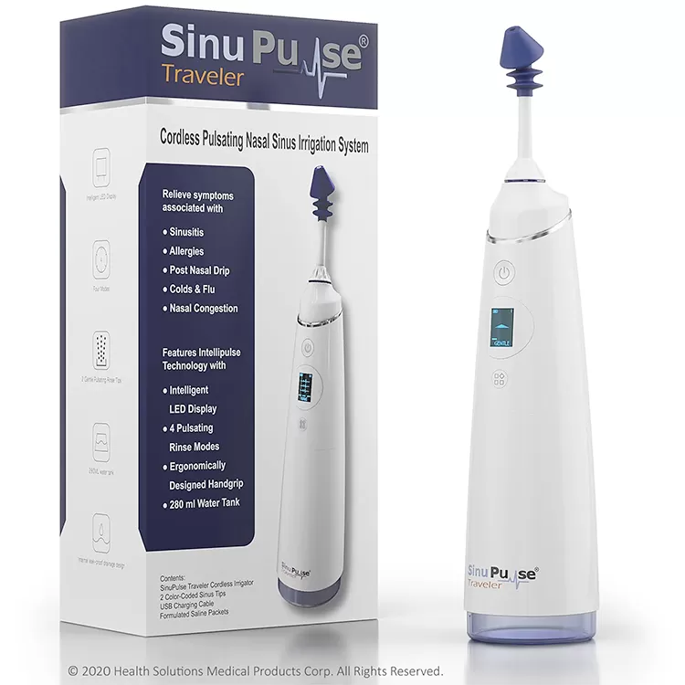 Máy rửa mũi xoang xung nhịp cầm tay SinuPulse Traveler® SPT300 - Ảnh 9