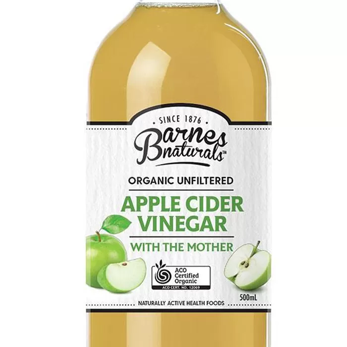 Dấm táo ép lạnh Hữu cơ Barnes Naturals (Úc) - Với dấm cái - Chai 500ml- 1l - Ảnh 3