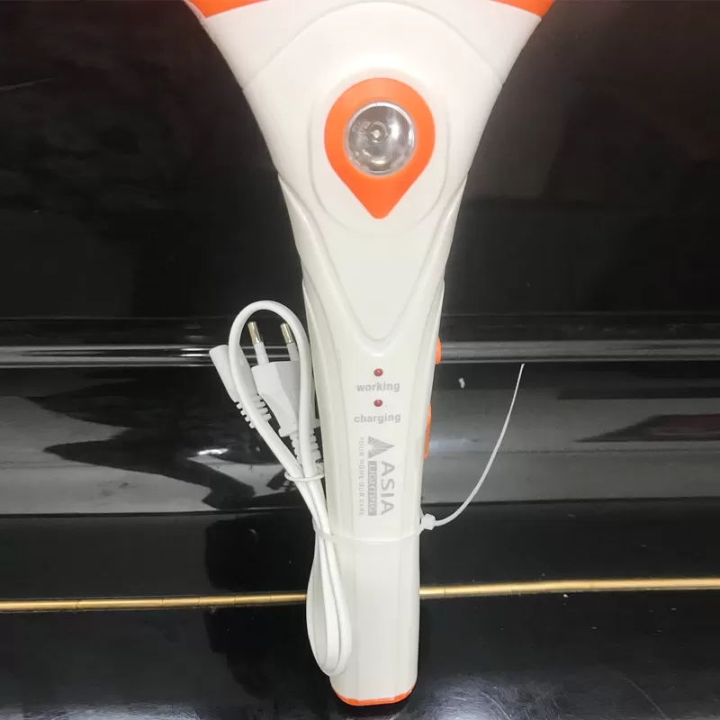 Vợt muỗi và côn trùng Asia Lighting, pin sạc, 3 lớp lưới dày và mau, bắt muỗi hiệu quả - Ảnh 3