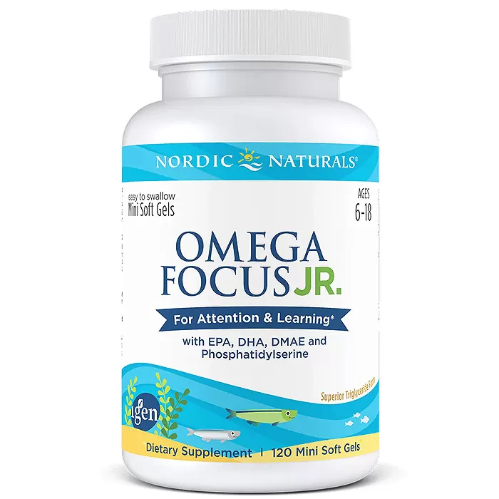 Omega Focus Junior - For Attention & Learning - 120 viên gel - Tăng cường khả năng chú ý và học tập - Ảnh 2