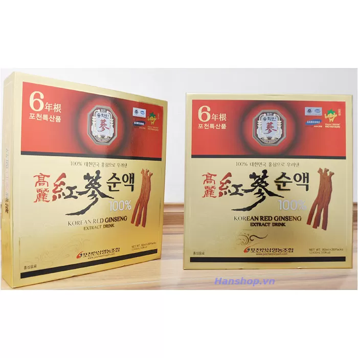 Nước tinh chất Hồng sâm 100% - 6 năm Pocheon -Hộp 30 gói*80ml - Ảnh 6