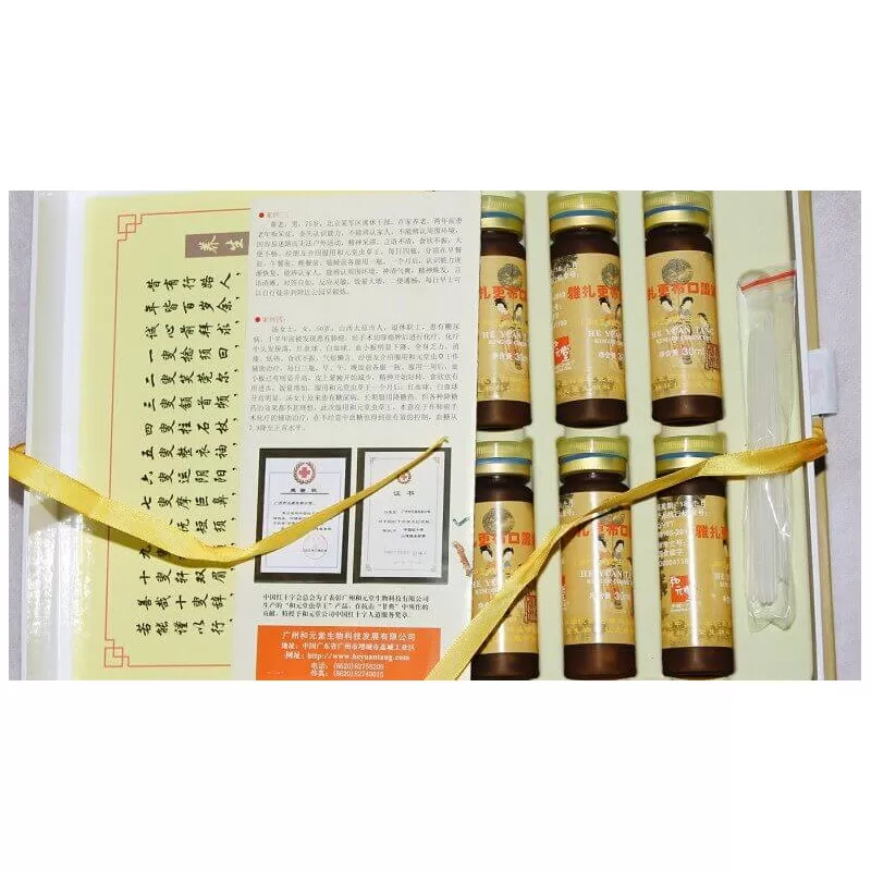 Nước tinh chất Đông trùng hạ thảo Heyuantang - Hộp 6 chai - Ảnh 6