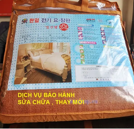 dịch vụ sửa chữa chăn điện Hàn Quốc
